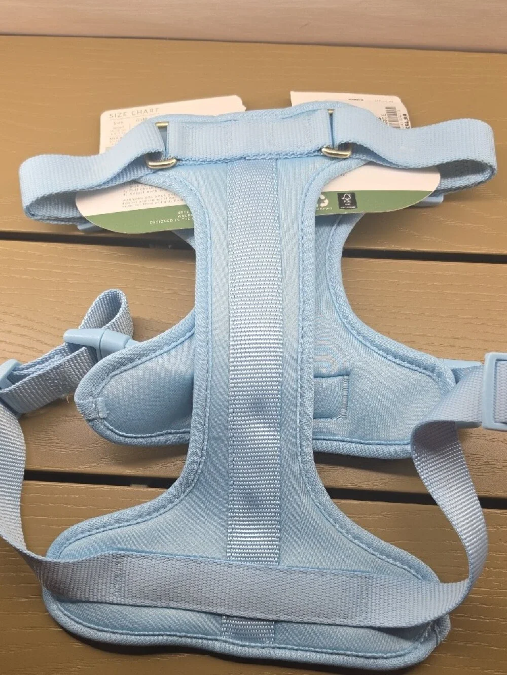 Light Blue Dog Harness